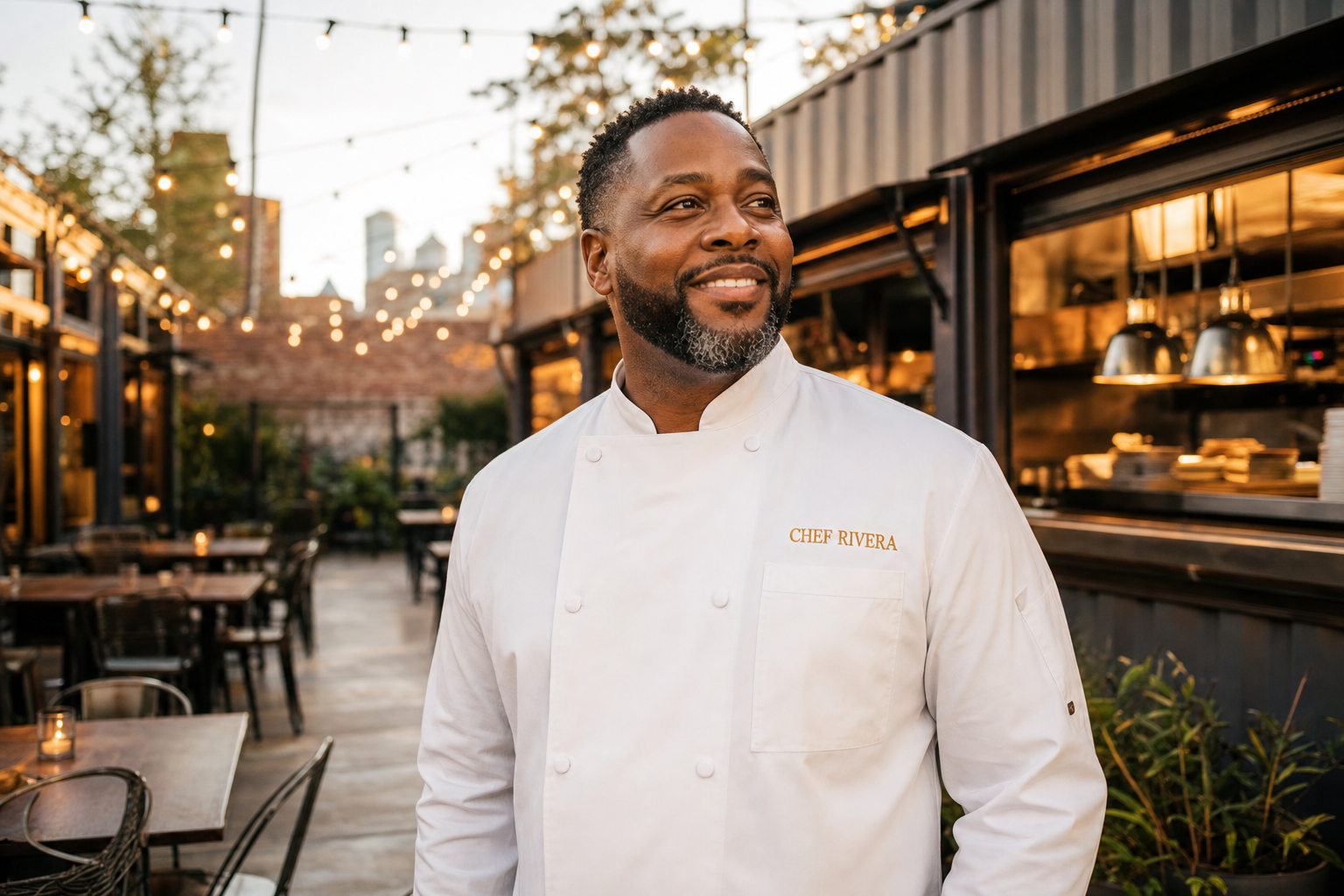 Founding chef at Mirage — name on the jacket, dream made real